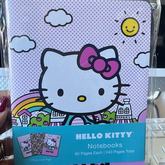 Hello Kitty 3 pack notebooks - Picture 3 of 4